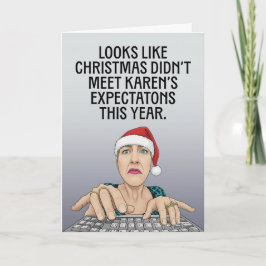God Jul För Alla Tvärgrymma Karen Humor Helgkort