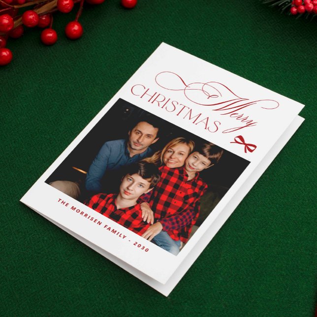 God jul för anpassningsbar av minimal elegant helgkort (Skapare uppladdad)