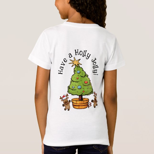 God jul, för barn och alla t shirt (Baksida)