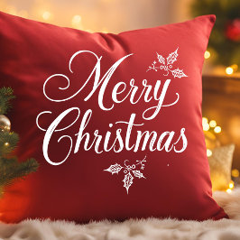 God jul för elegant Calligraphy Kudde