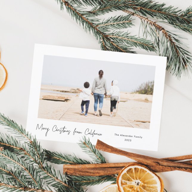 God jul för enkel minimal skriptnivå kort (Skapare uppladdad)