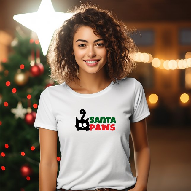 God Jul för kattmammor  rolig röd T-shirt (Skapare uppladdad)