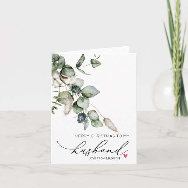 God jul för Make från betalkort Kort (Framsida)