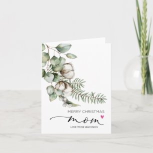 god jul för Mamma Mor från dotter Kort