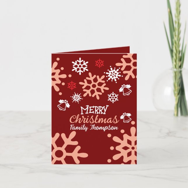 God jul för mappad inbjudan (Framsida)