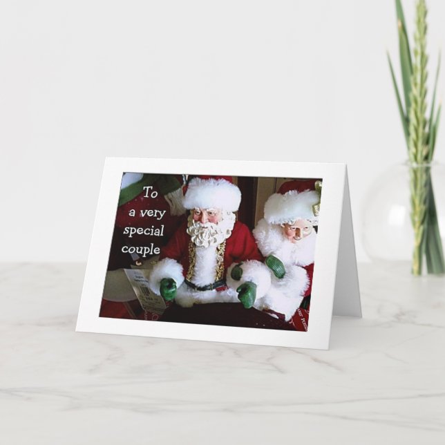 GOD JUL för MR/MRS JULTOMTEN Helgkort (Framsida)