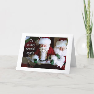 GOD JUL för MR/MRS JULTOMTEN Helgkort