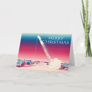 GOD JUL FÖR SJÖ FÖR KRANFÖRAREISFISKE HELGKORT