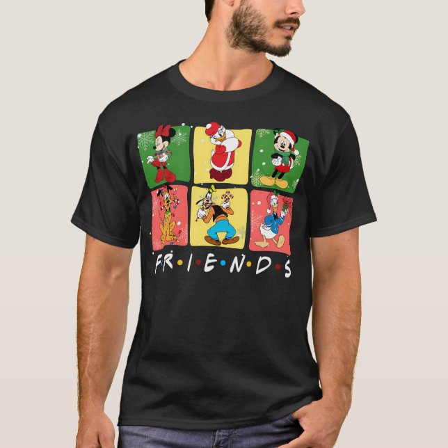 God jul för vänner t shirt (Framsida)