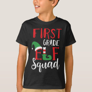 God jul, första Klass-lärartoppen på Elf Squad T Shirt