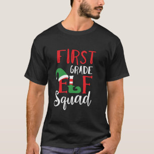 God jul, första Klass-lärartoppen på Elf Squad T Shirt