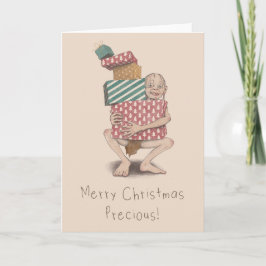 God jul Förvärdigt tomt kort