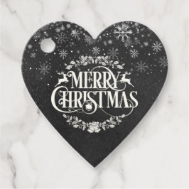 God Jul Foto Boho Kritskrifts Snöflingor Gåvor Etiketter