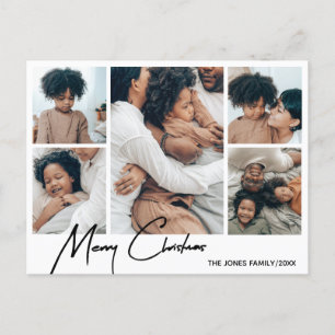 god jul fotokort 5 Bilder Helg Vykort