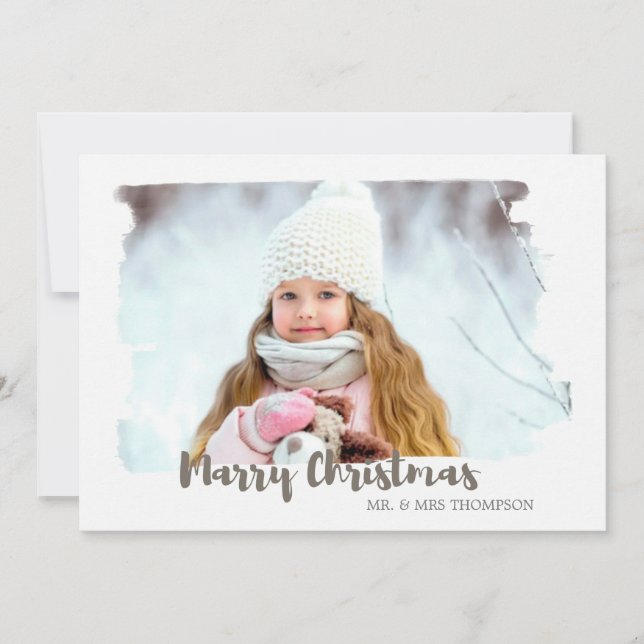 God jul-fotokort julkort (Framsida)