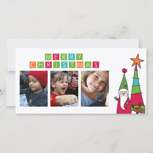 god jul-fotokort julkort (Framsida)