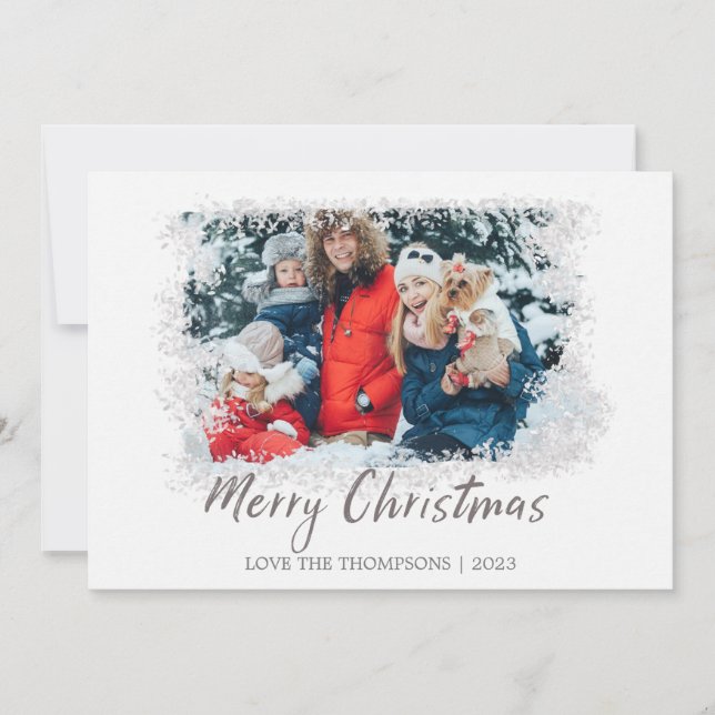 God jul-fotokort julkort (Framsida)