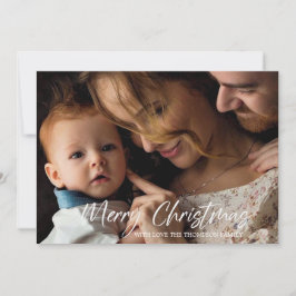 God jul-fotokort julkort