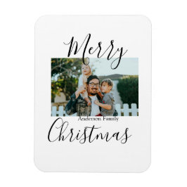 God jul-fotomodern elegant, rustik magnet