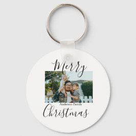 God jul-fotomodern elegant, rustik nyckelring