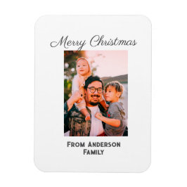 God jul fotomodern kärlek-familj magnet