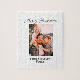 God jul fotomodern kärlek-familj pussel