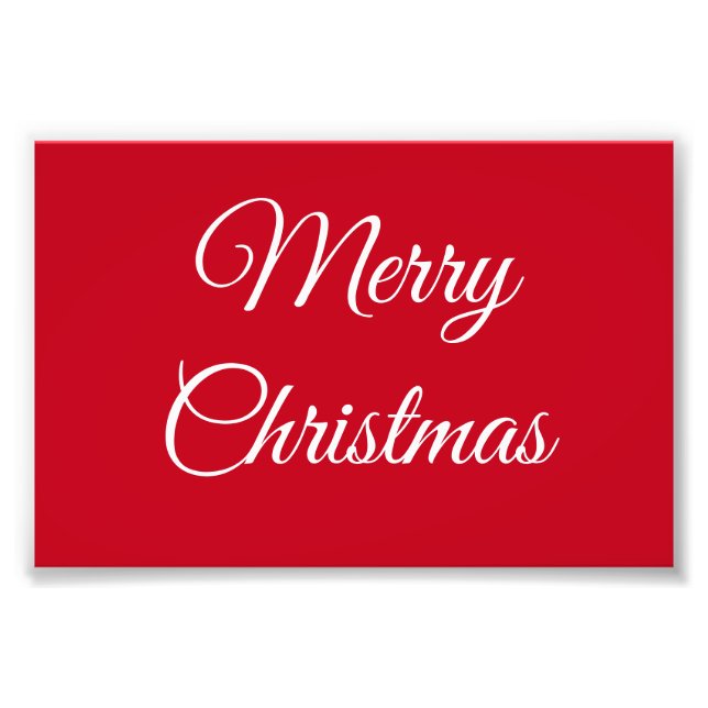 God jul fototryck (Framsidan)