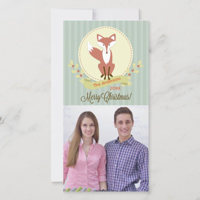 God jul Fox - julfotkort Julkort (Framsida)