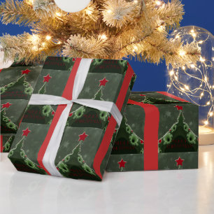 god jul Fractal Julgran Presentpapper
