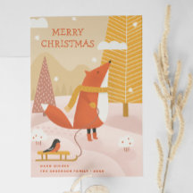 God jul. Frädsdjur för vinterskog