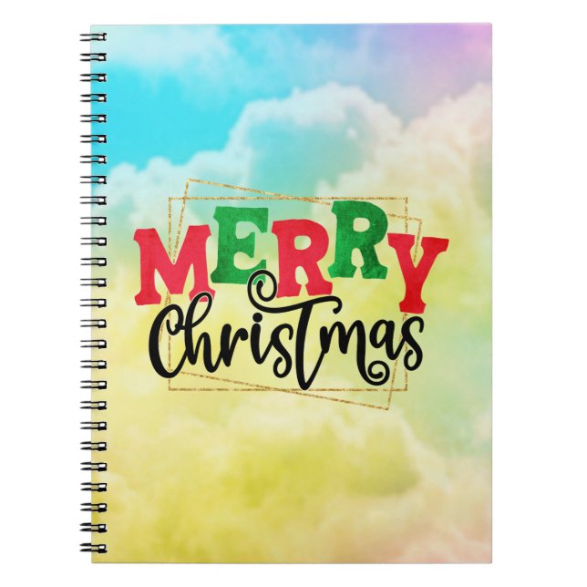 God jul Framad-80716 Anteckningsbok (Framsidan)
