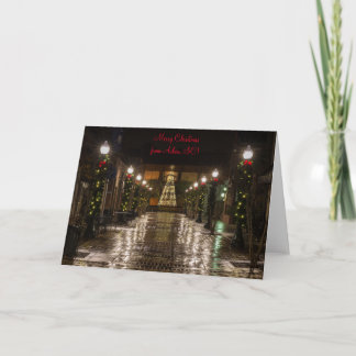 God jul från Aiken, SC Kort