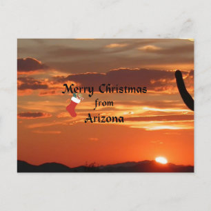 God jul från Arizona Helg Vykort