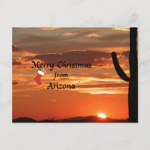 God jul från Arizona Helg Vykort