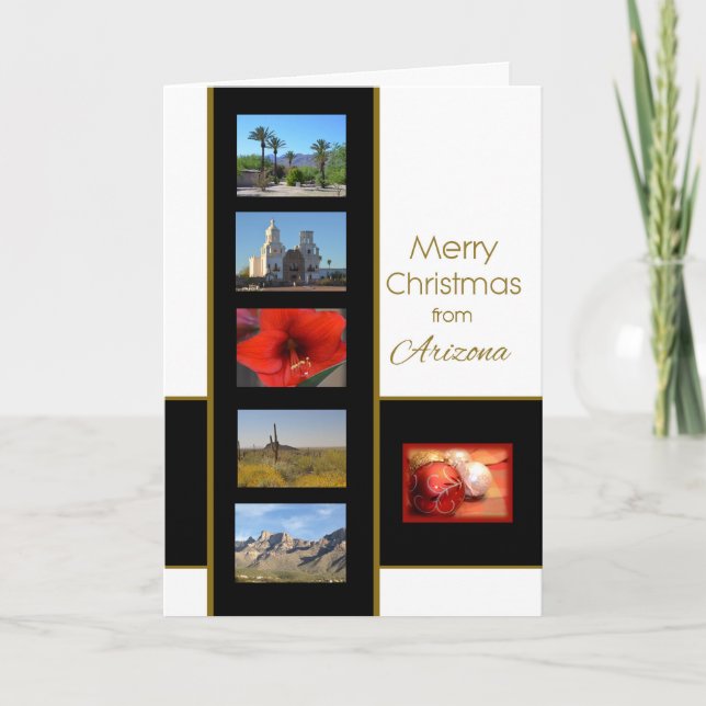 God jul från Arizona Helgkort (Framsida)