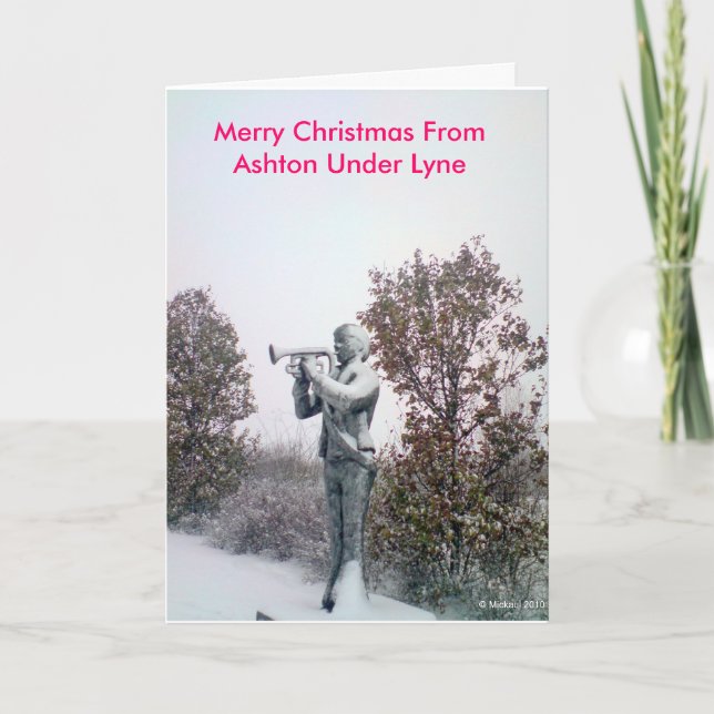 God jul från Ashton under Lyne 22 Helgkort (Framsida)
