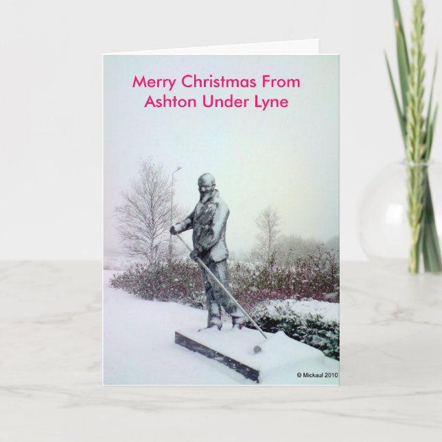 God jul från Ashton under Lyne 23 Helgkort (Framsida)