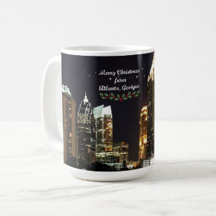 God jul från Atlanta, Georgien Kaffemugg