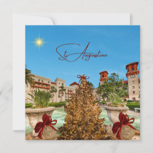 God jul från Augustine Florida Elegant Julkort