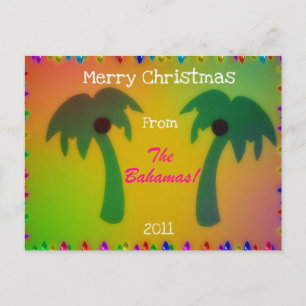 God jul från Bahamas! Helg Vykort