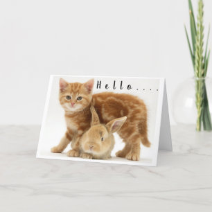 **GOD JUL** från BUNNY & KATTUNGE Helgkort