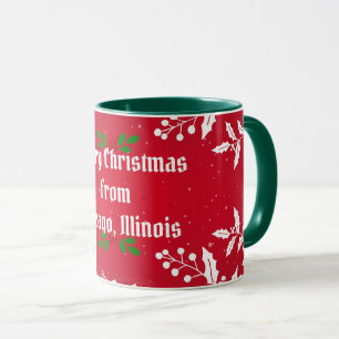 god jul från Chicago, Illinois Mugg