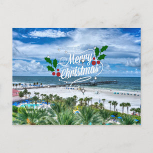 god jul från Clearwater Beach Vykort