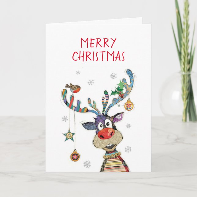 *GOD JUL* från COOLAN REINDEER Helgkort (Framsida)