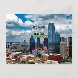 God jul från Dallas, Texas Vykort