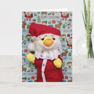 God Jul från Danny Duck julkort Meddelande