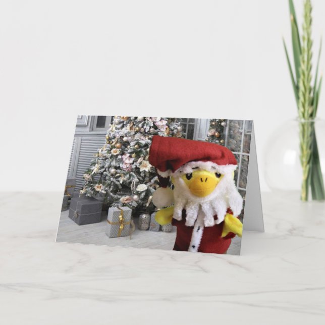God jul från Danny Duck  Meddelande (Framsida)