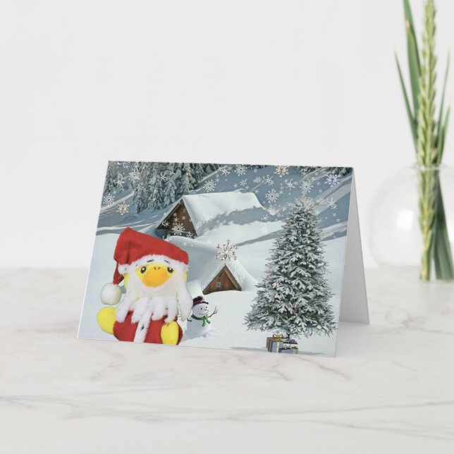 God jul från Danny Duck Meddelande (Framsida)