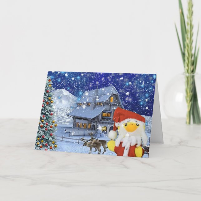 God jul från Danny Duck Meddelande (Framsida)