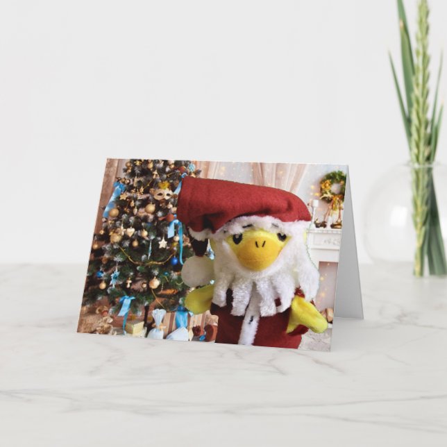 God jul från Danny Duck  Meddelande (Framsida)